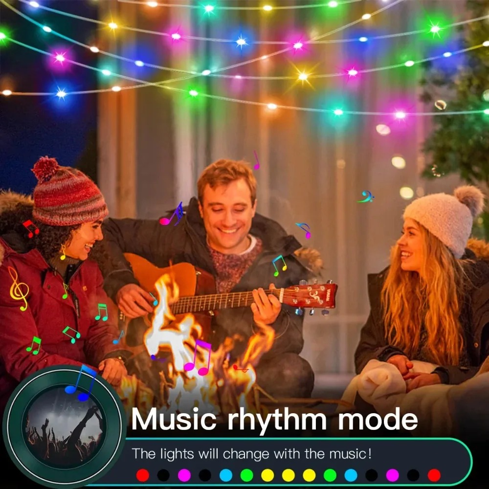 Smart Garden Festoon Lights - Luzes de Fada LED Inteligentes Bluetooth