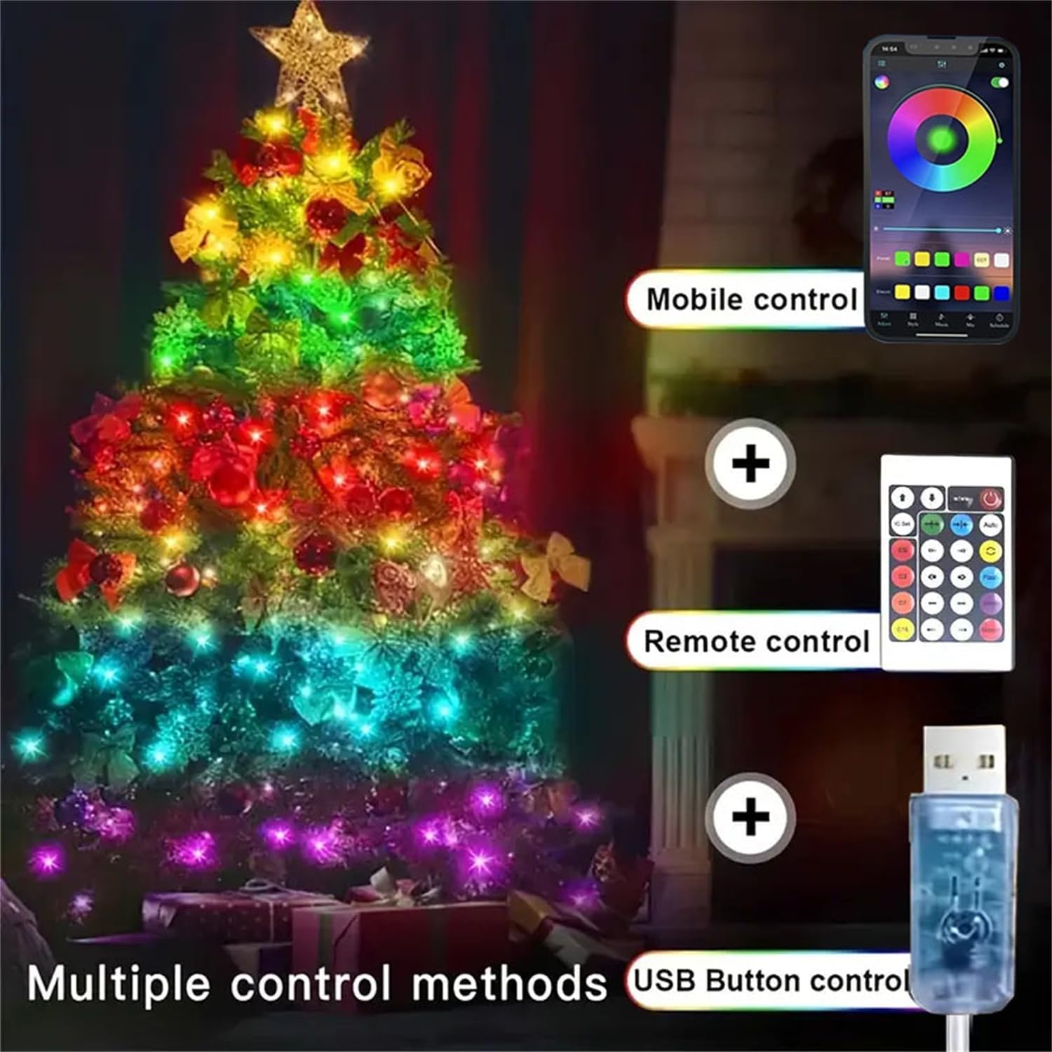 Smart Garden Festoon Lights - Fita de Luzes LED de Natal