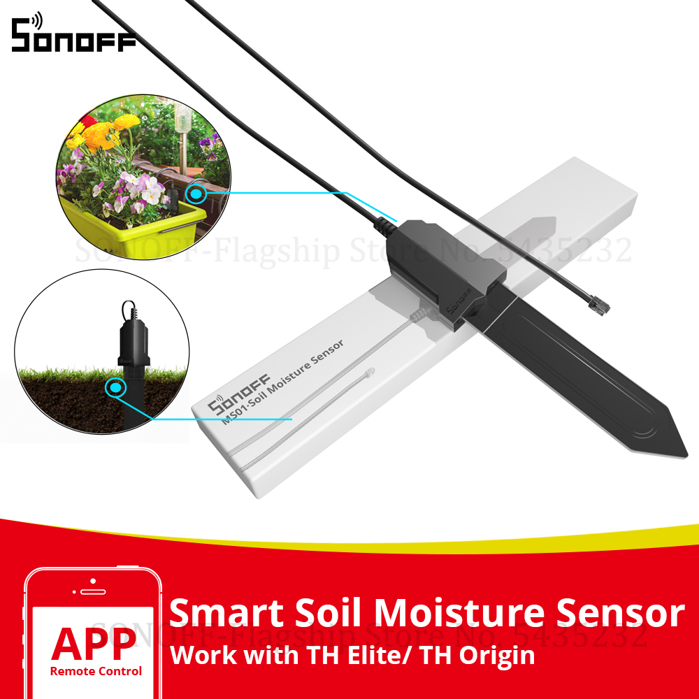 Smart Garden Test - SONOFF MS01 Sensor de Umidade do