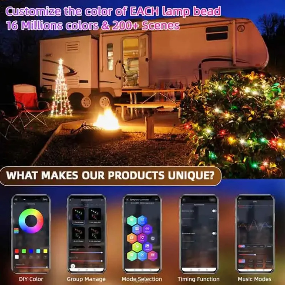 Fita de Luzes LED de Natal com - Smart Garden Festoon Lights avaliação e preço