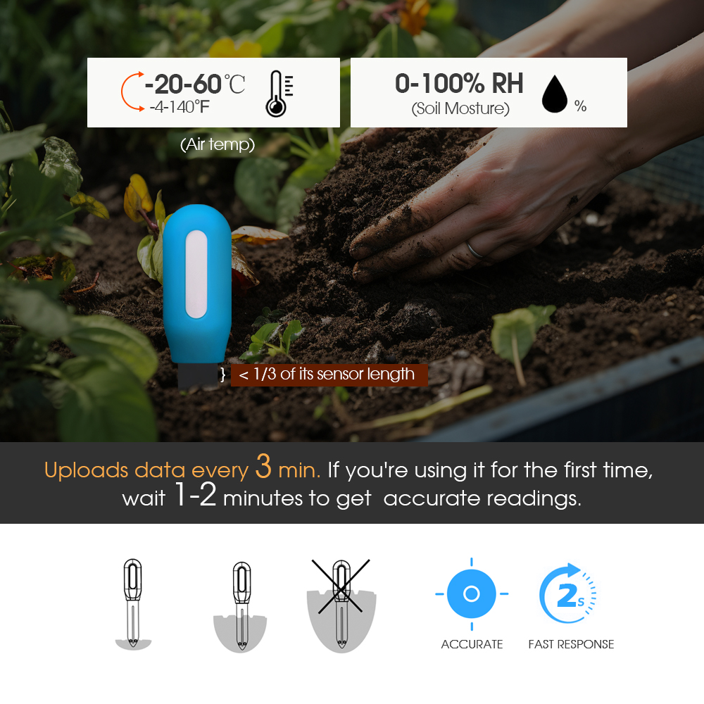 Sensor inteligente de solo zig - Smart Garden In Home avaliação e preço