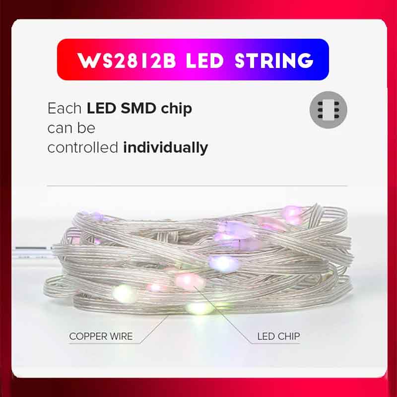 Tira de luz de fadas led luzes - Smart Garden Festoon Lights avaliação e preço