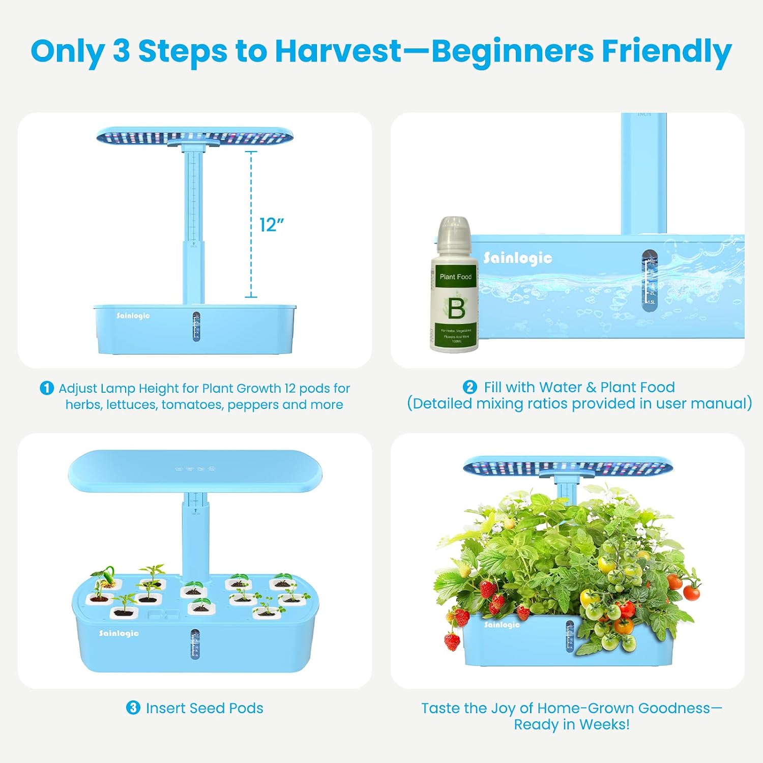 Sistema de Cultivo Hidropônico - Smart Pod Garden avaliação e preço