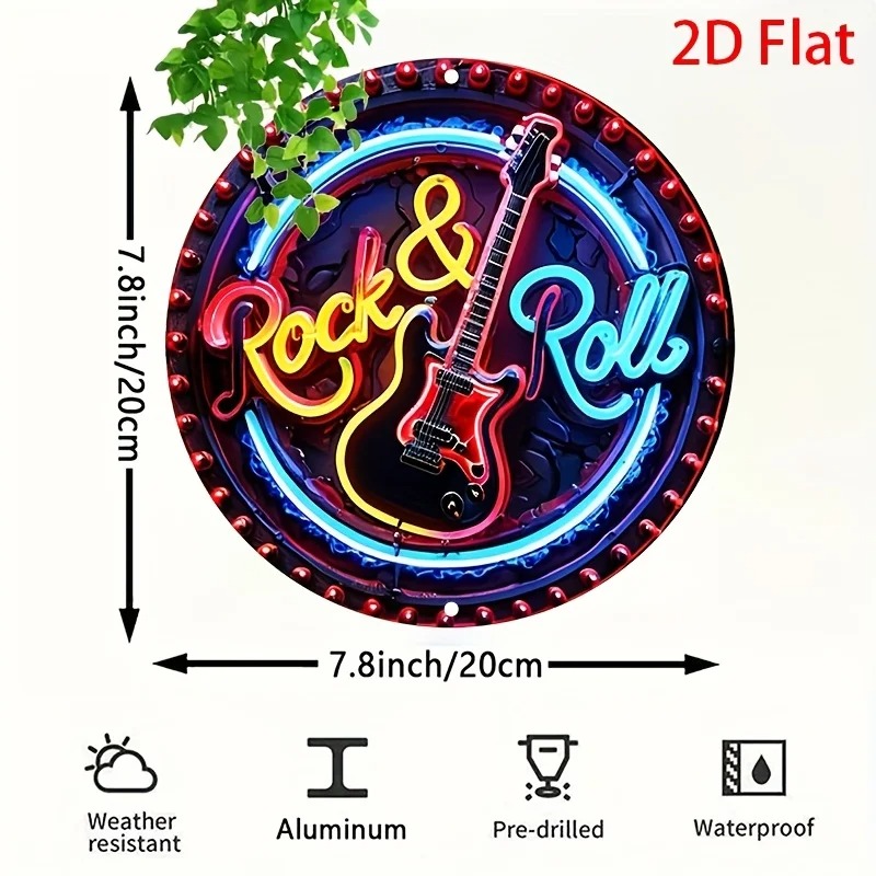 Placa de Neon Vintage Rock, De - Smart Garden In Home avaliação e preço