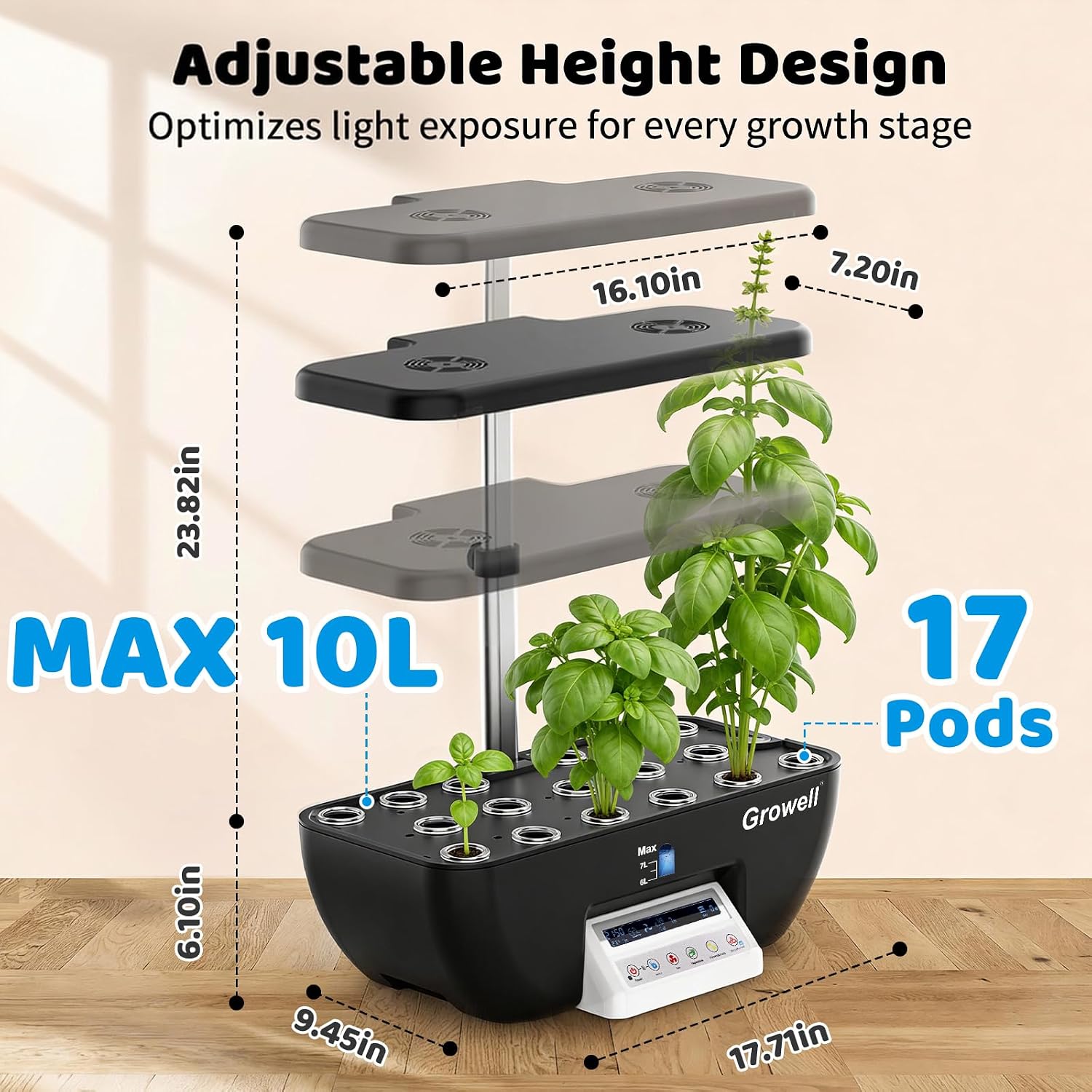 Kit de Sistema de Cultivo Hidr - Smart Pod Garden avaliação e preço