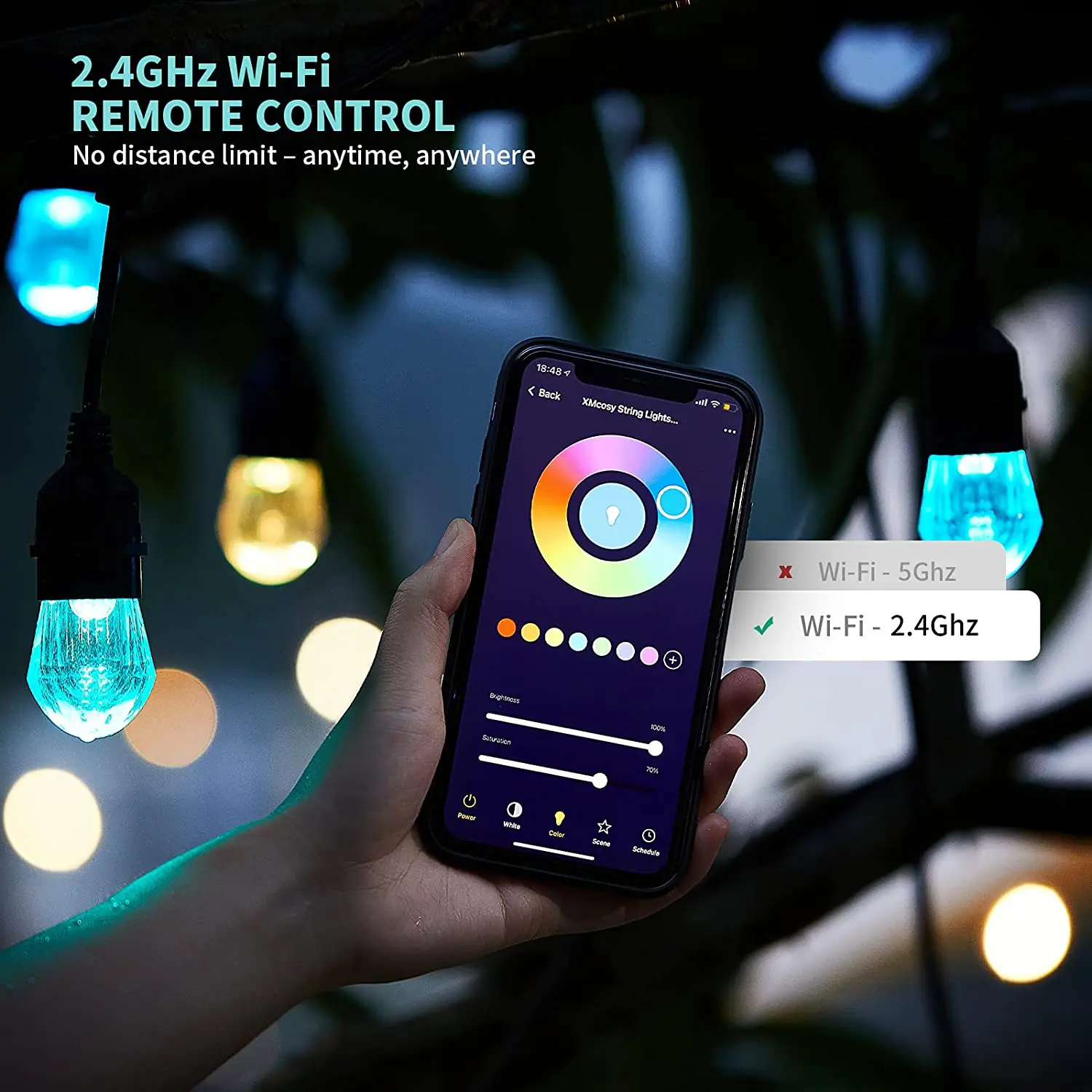 10m 20m 30m inteligente led lu - Smart Garden Festoon Lights avaliação e preço
